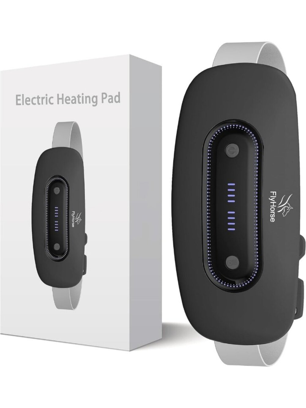 Portable Cordless Menstrual Heating Pad - 4 Heat Levels & Massage Modes, Fast